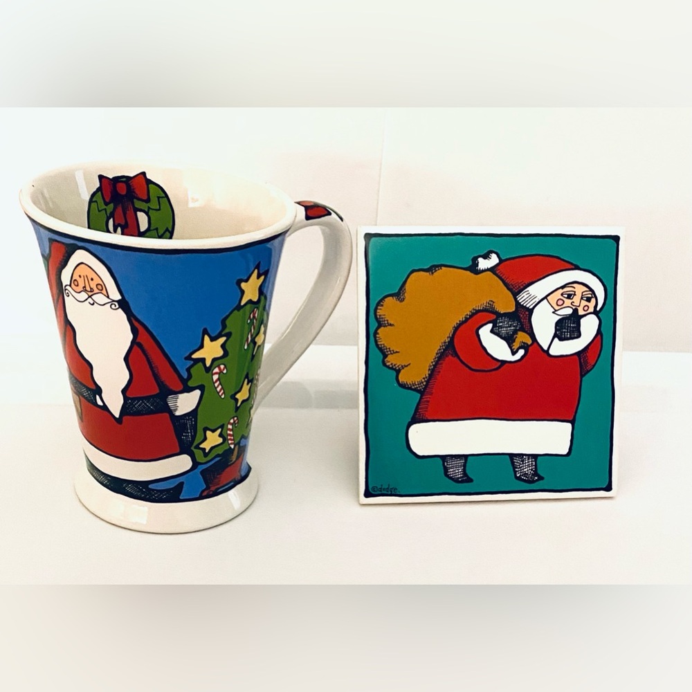 COPY - Ursula’s Christmas by Artist Ursula Dodge Mug & Coaster